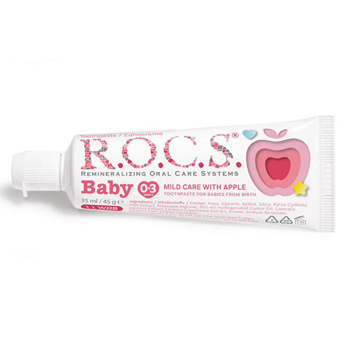 ROCS Baby 0-3 Years Toothpaste 35 ml / Apple Puree - view 2