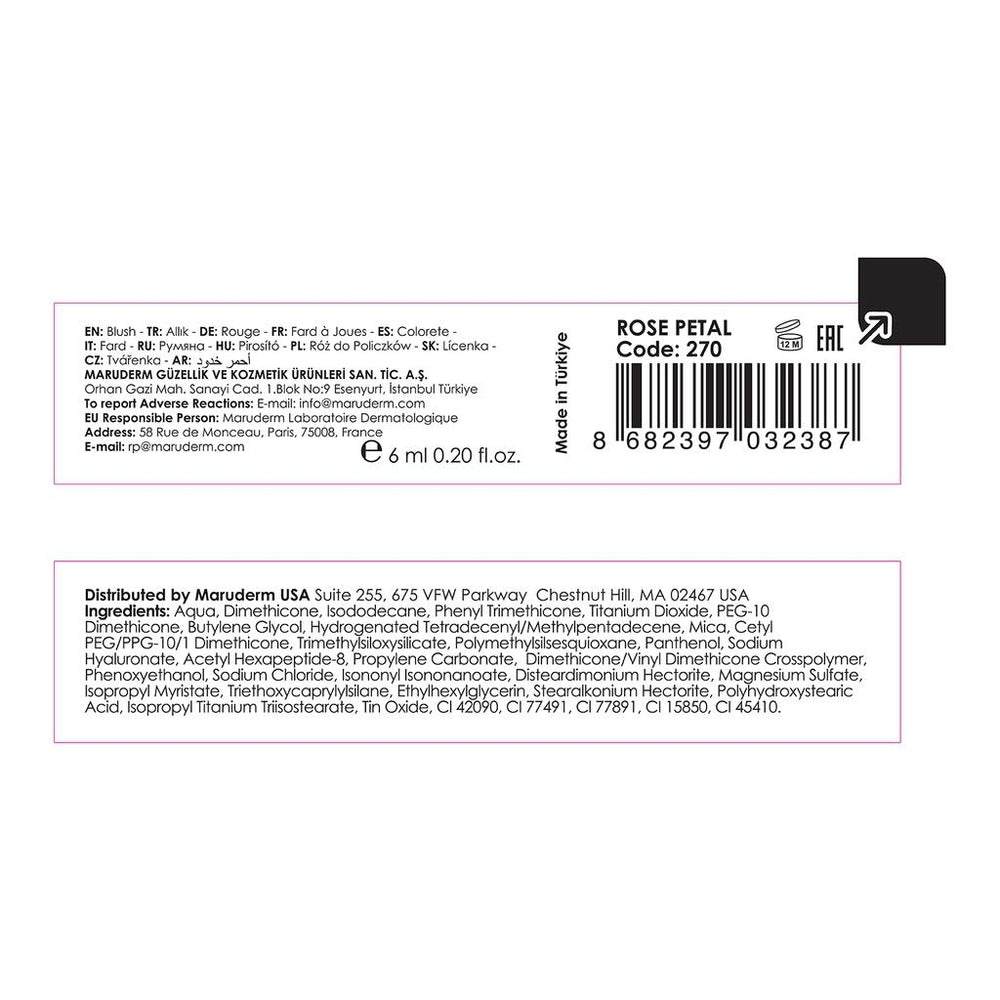 Maruderm Sunkissed Liquid Blush Rose Petal 10ml
