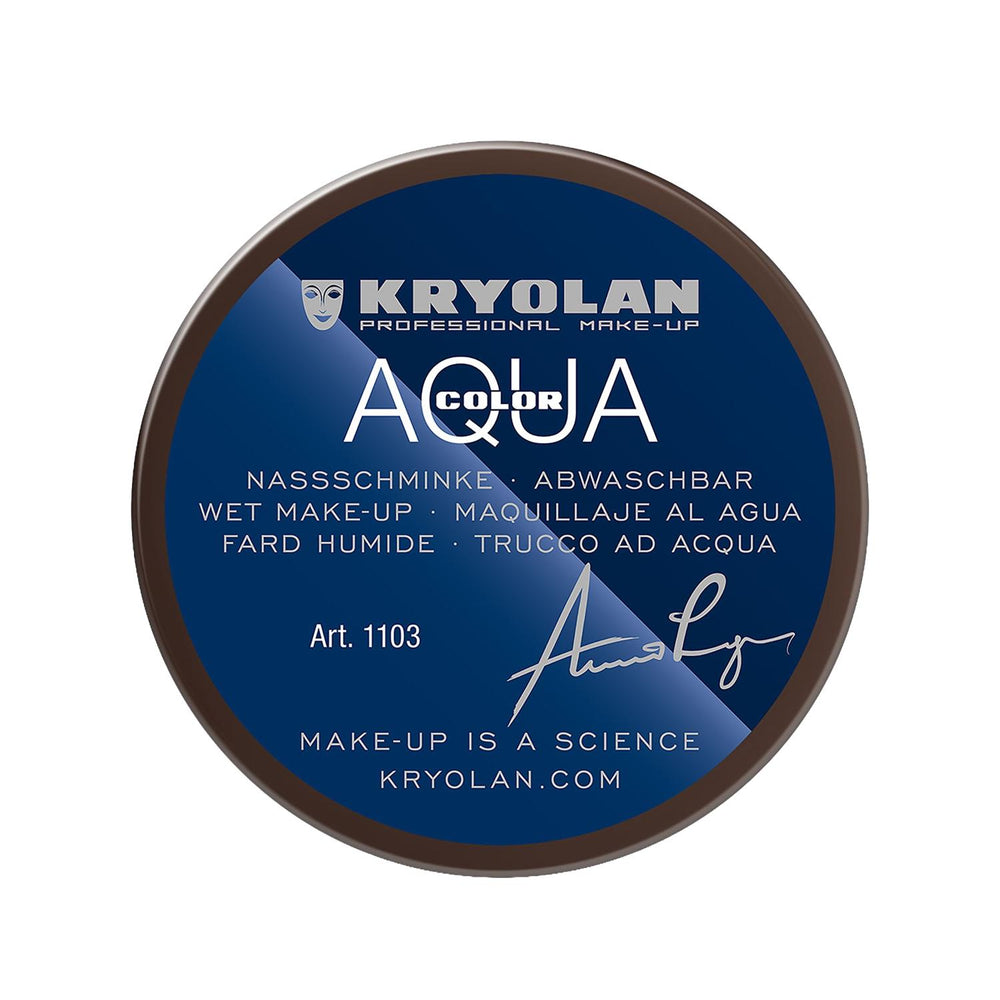 Kryolan Aquacolor Face & Body Makeup 101 Brown 55 ml