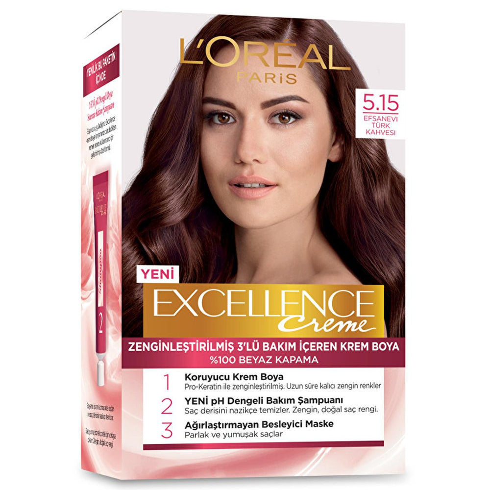 Loreal Paris Excellence Creme Hair Dye - 100% White Hair Coverage, Nourishing & Long-Lasting Color - view 4
