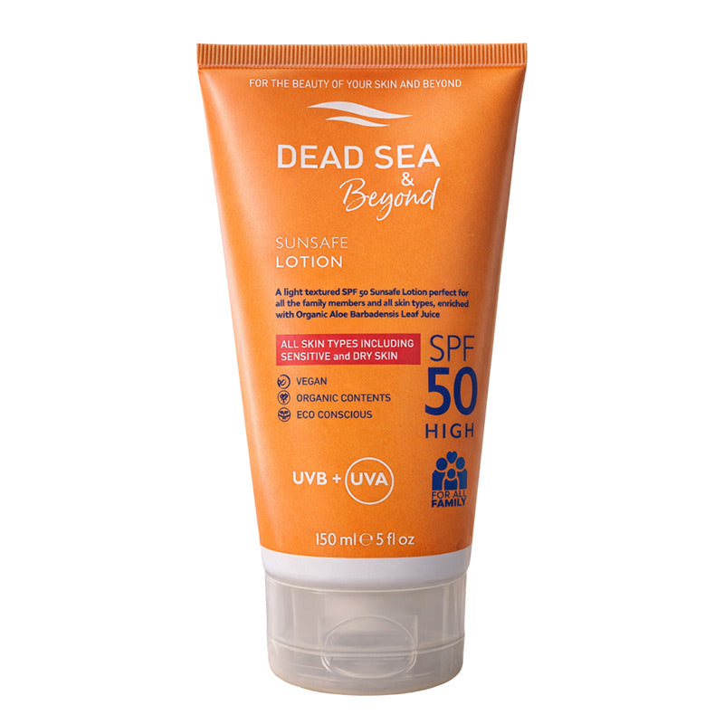 Dead Sea Beyond Sunsafe Lotion SPF50+ Sunscreen 150 ml