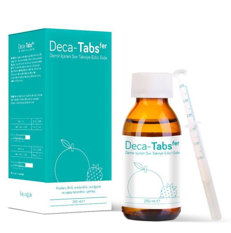 Bebemed Deca-Tabs FER Iron Supplement Syrup 250ml