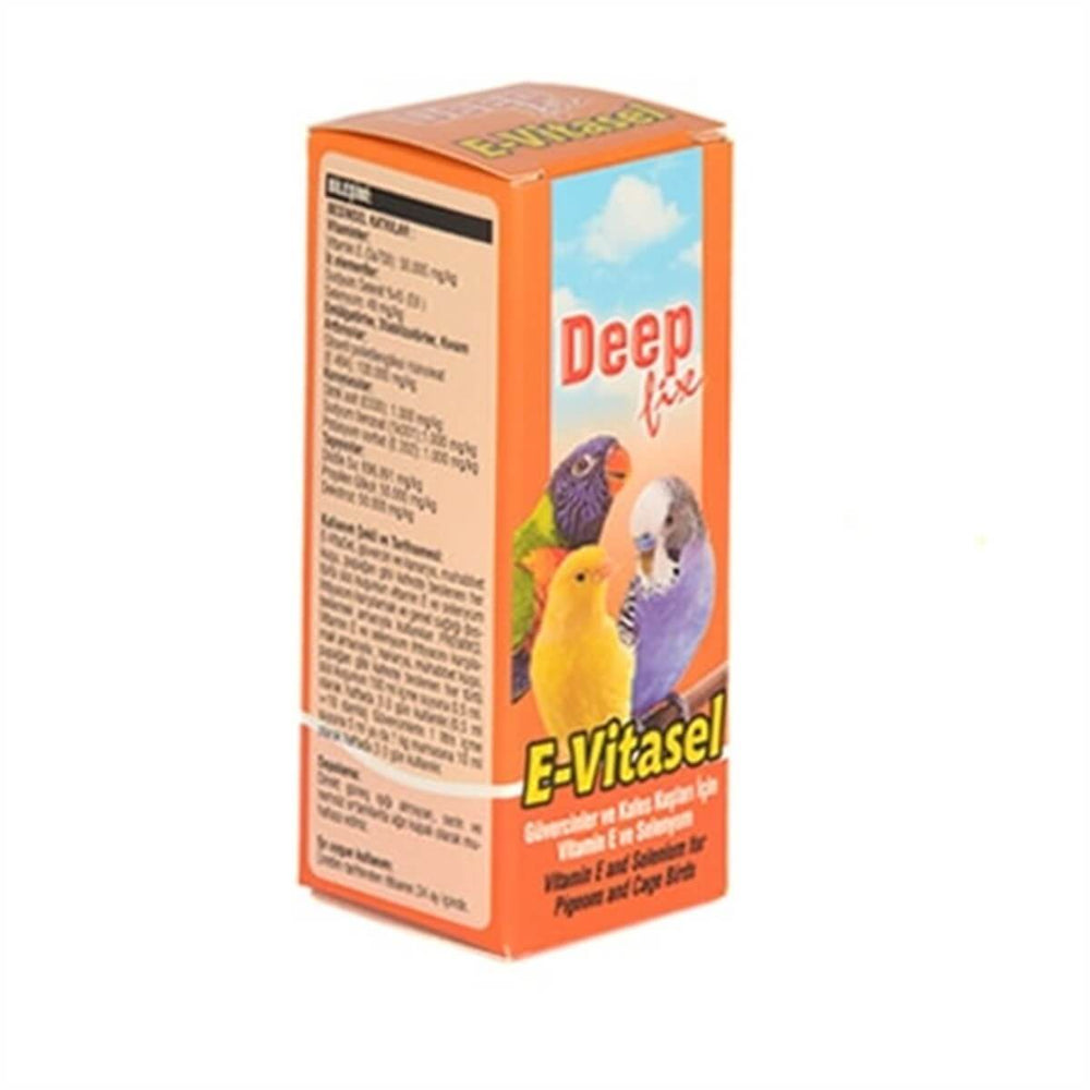Deep E-Vitasel Bird Vitamin E & Selenium Supplement 30 ml