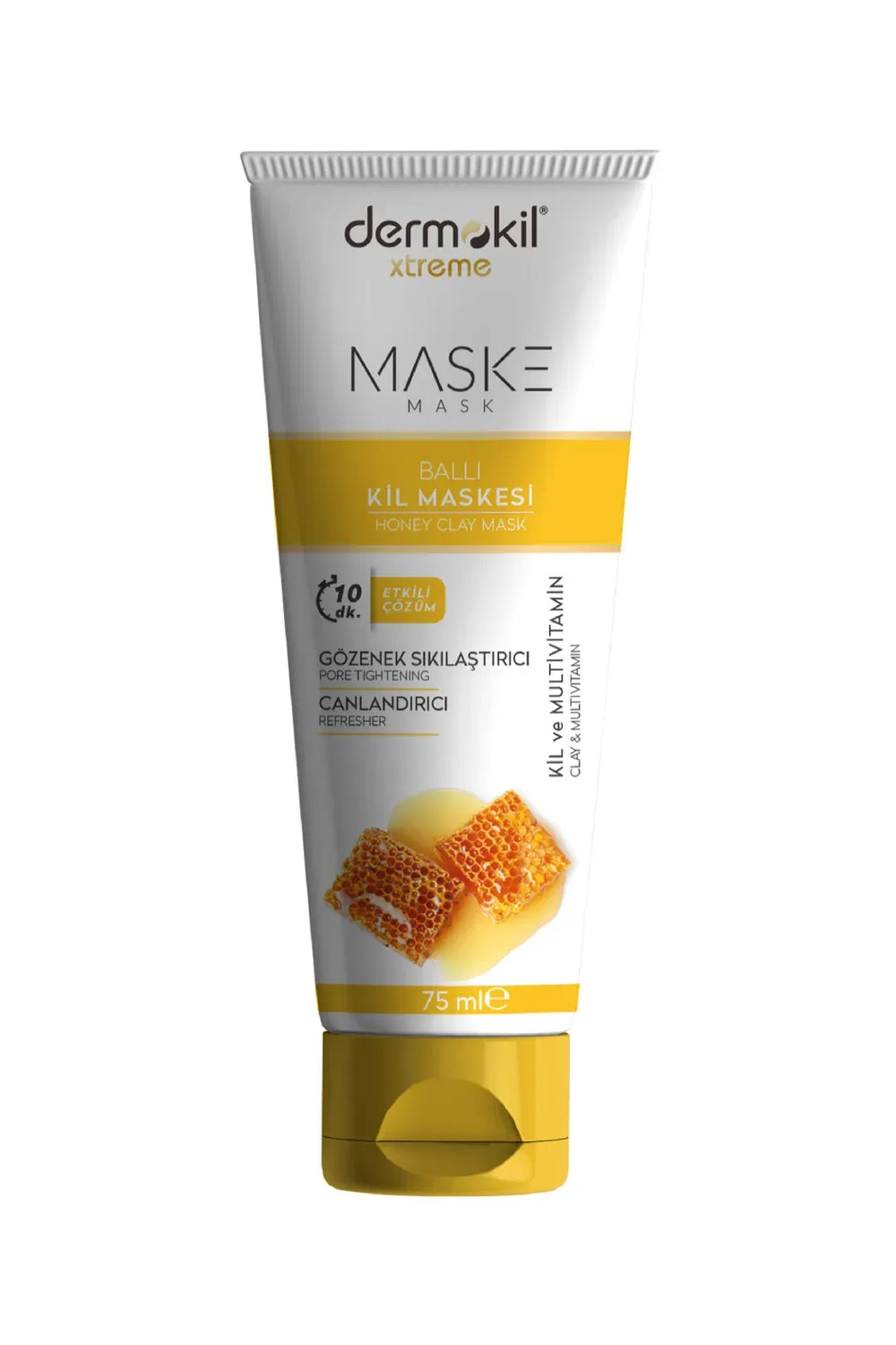 Dermokil Honey Clay Mask Nourishing & Purifying 75 ml