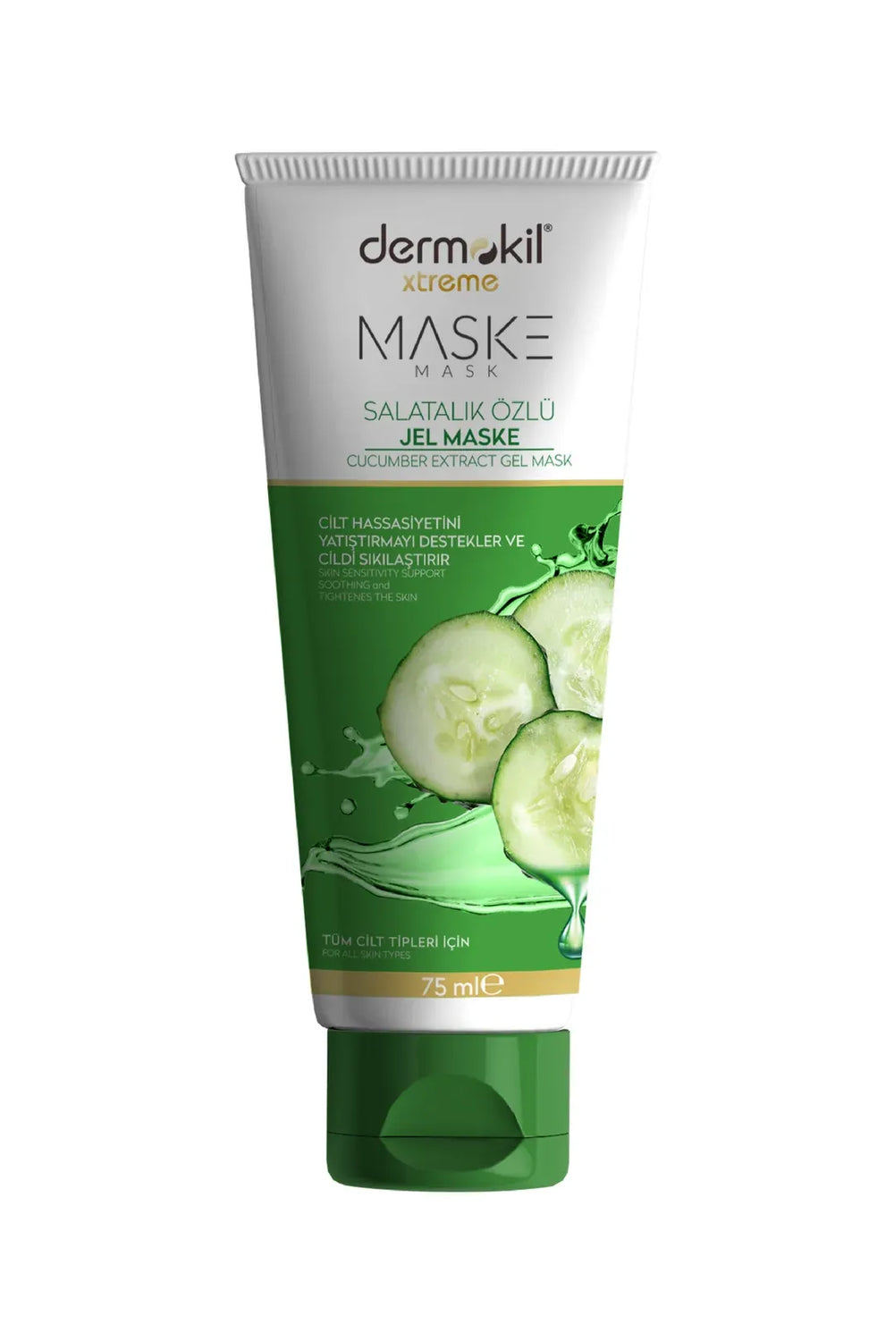 Dermokil Cucumber Extract Gel Face Mask Refreshing Hydration 75 ml