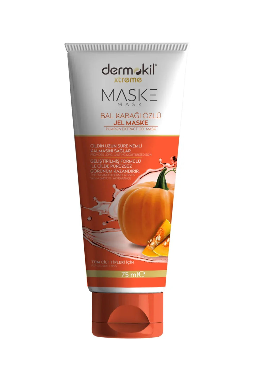 Dermokil Pumpkin Extract Gel Face Mask for Radiant Skin 75 ml