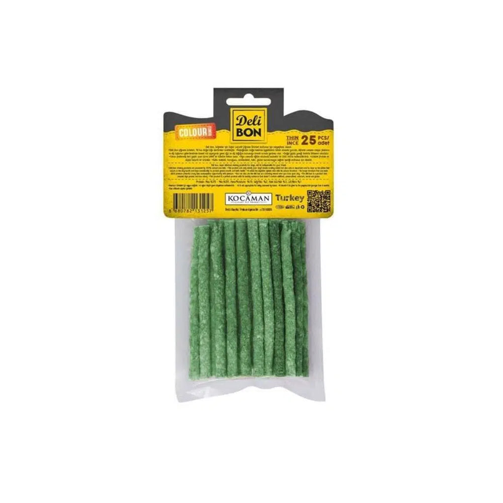 Delibon Super Munchy Spirulina Thin Chews for Dogs 25 Count