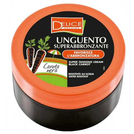 Delice Solaire Black Carrot Tanning Cream for Deep Tan 150ml