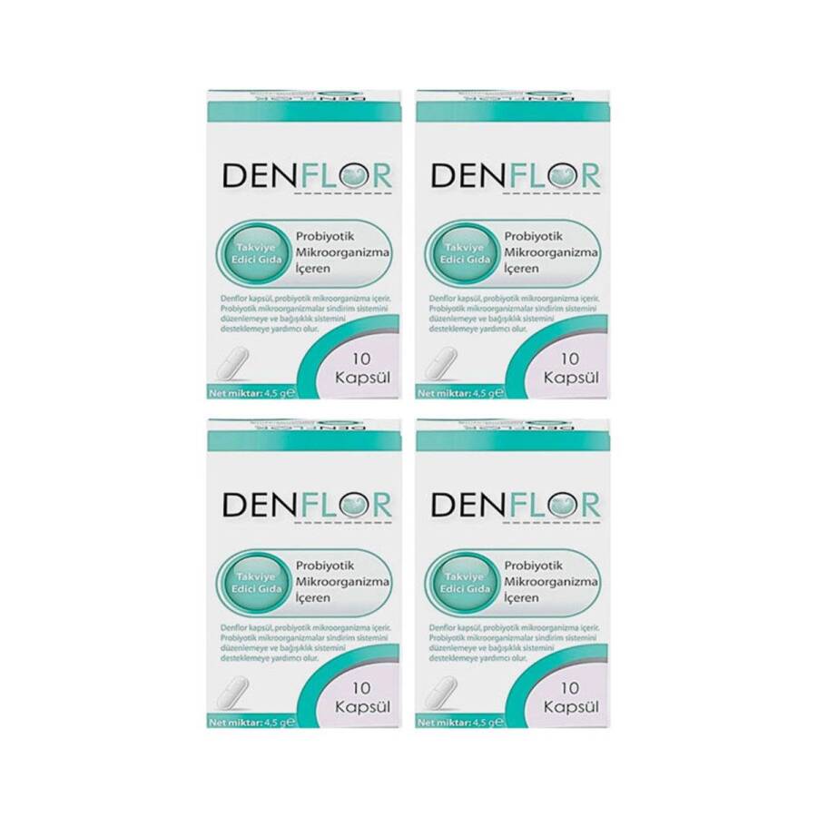 Denflor Probiotic Saccharomyces Boulardii 250mg 40 Capsules