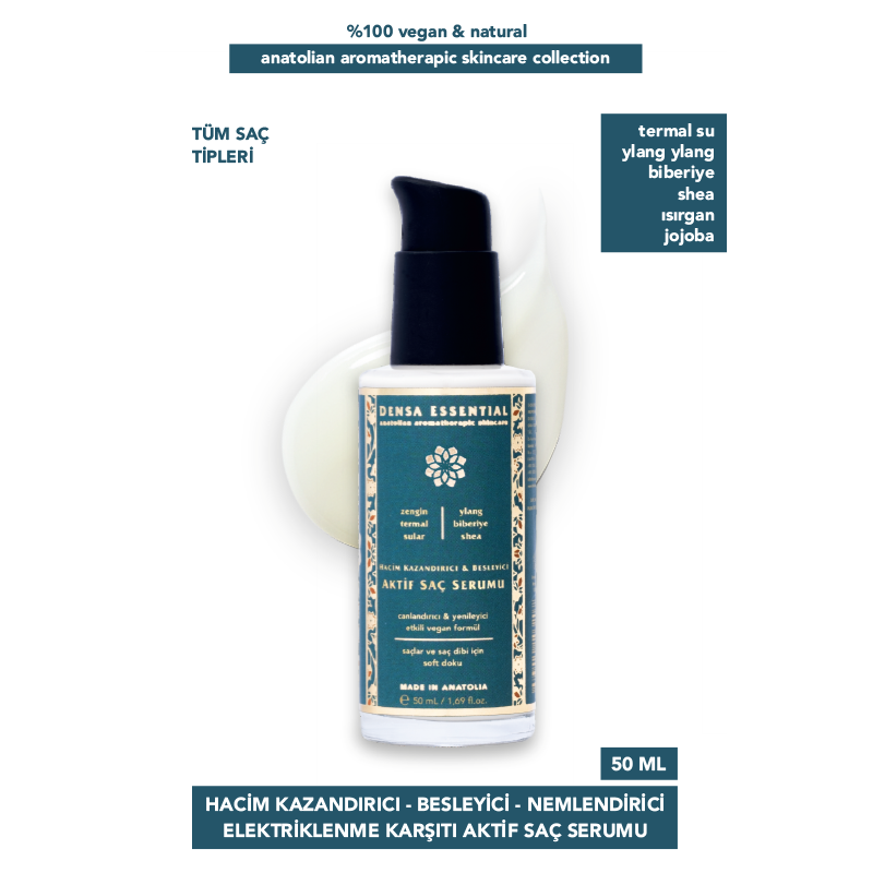 Densa Essential Volumizing Anti-Frizz Active Hair Serum 50 ml