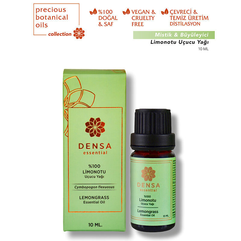Densa Essential Lemongrass Essential Oil for Aromatherapy 10 ml