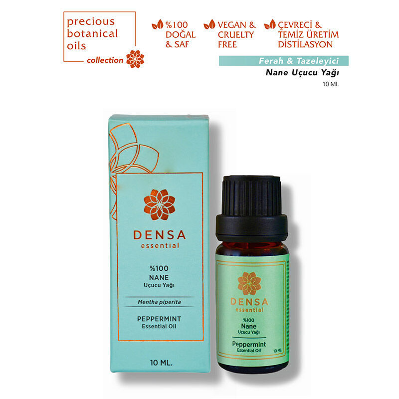 Densa Essential Peppermint Pure Essential Oil for Aromatherapy 10 ml
