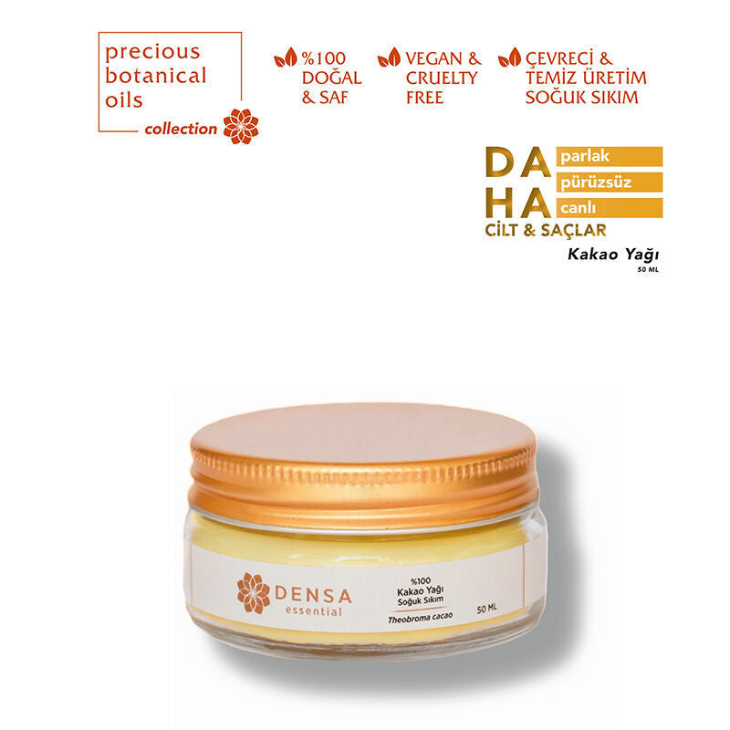 Densa Essential Cold Pressed Cocoa Butter for Deep Moisture 50 ml