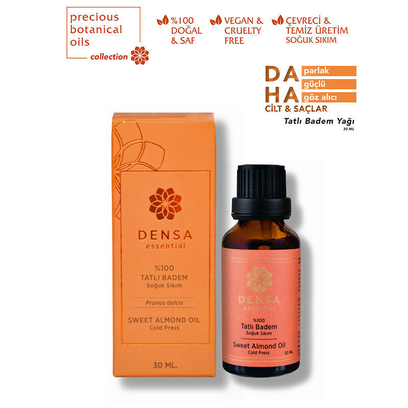 Densa Essential Sweet Almond Oil Cold-Pressed 30 ml