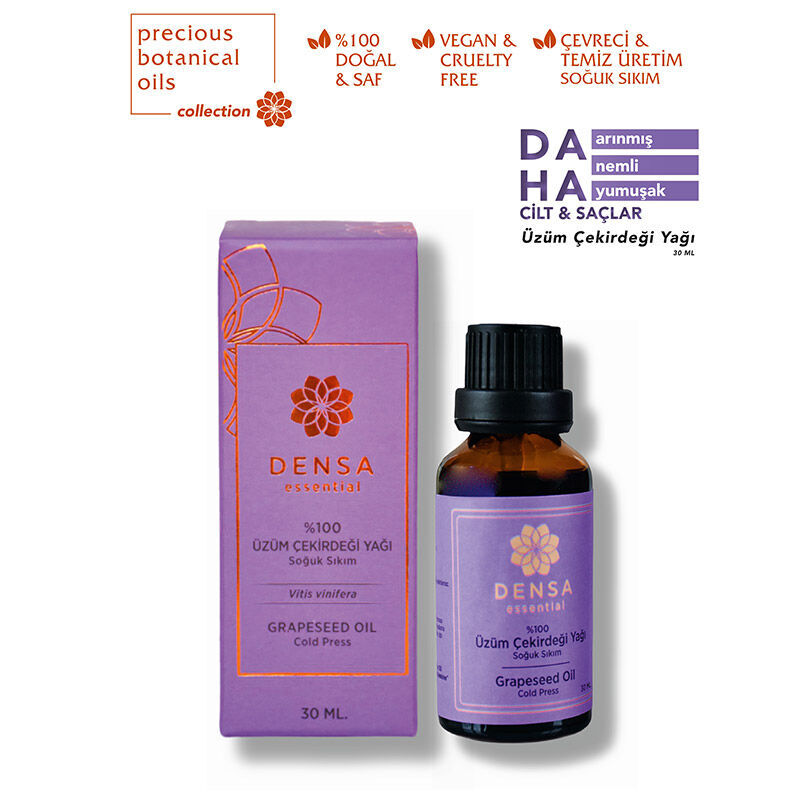 Densa Essential Grape Seed Oil Pure Cold-Pressed 30 ml