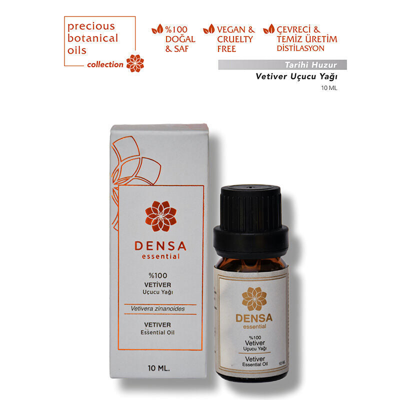 Densa Essential Vetiver Pure Essential Oil 10 ml