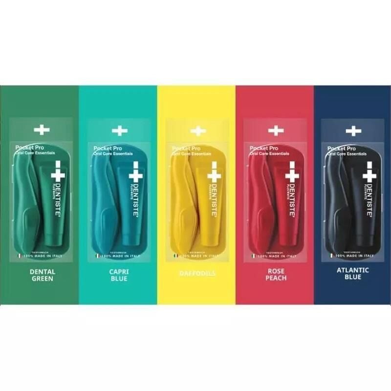 Dentiste Pocket PRO Travel Pack Yellow Oral Care Set