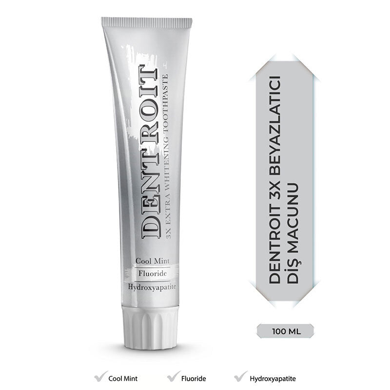 Dentroit 3X Extra Whitening Toothpaste for Sensitive Teeth 100 ml