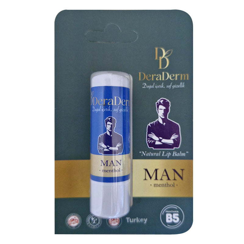 Deraderm Natural Lip Balm for Men Moisturizing Care 5g