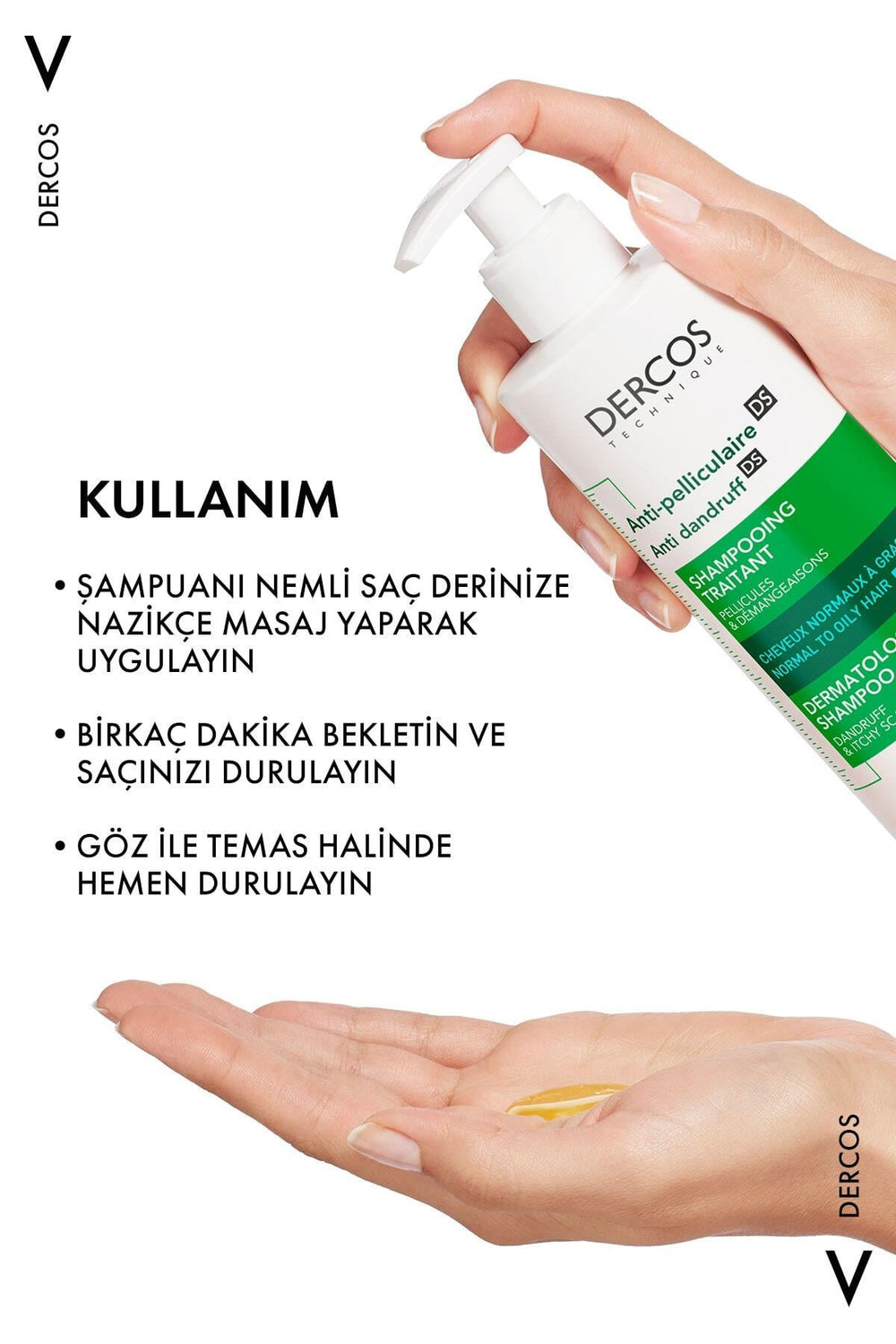Vichy Dercos Anti-Dandruff Shampoo for Oily Hair 390 ml 2-Pack