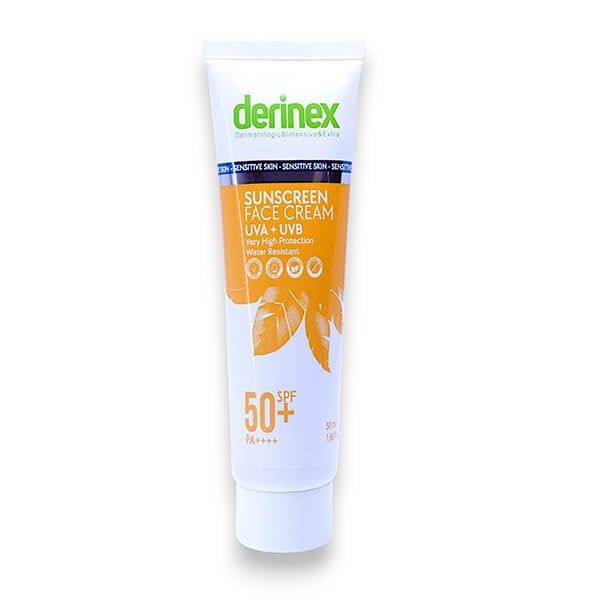 Derinex SPF 50 Sensitive Skin Face Sunscreen Cream 50 ml