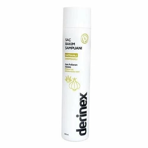 Derinex Tar & Garlic Hair Care Shampoo for Scalp Health 300ml