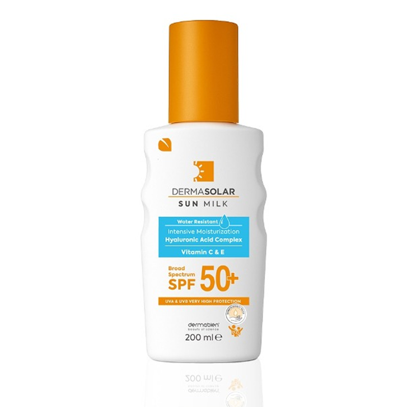 Dermabien Dermasolar Sun Milk SPF50 Hydrating Sunscreen 200 ml