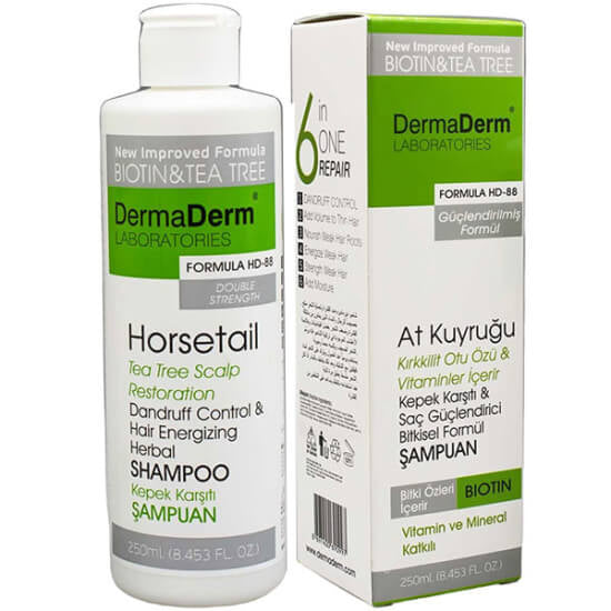 Dermaderm Horsetail Extract Shampoo for Flake-Free Hair 250ml