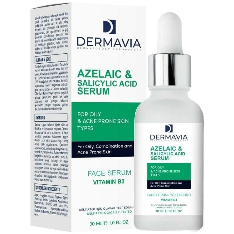 Dermavia Oily Skin Care Serum Balancing Formula 30ml