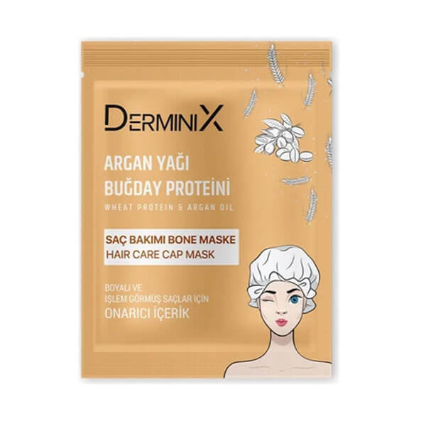 Derminix Argan Oil & Wheat Protein Hair Mask Cap 50g