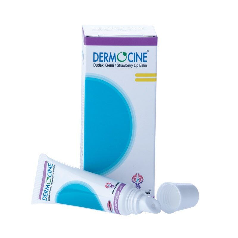 Dermocine Strawberry Lip Care Cream for Soft Lips 10ml