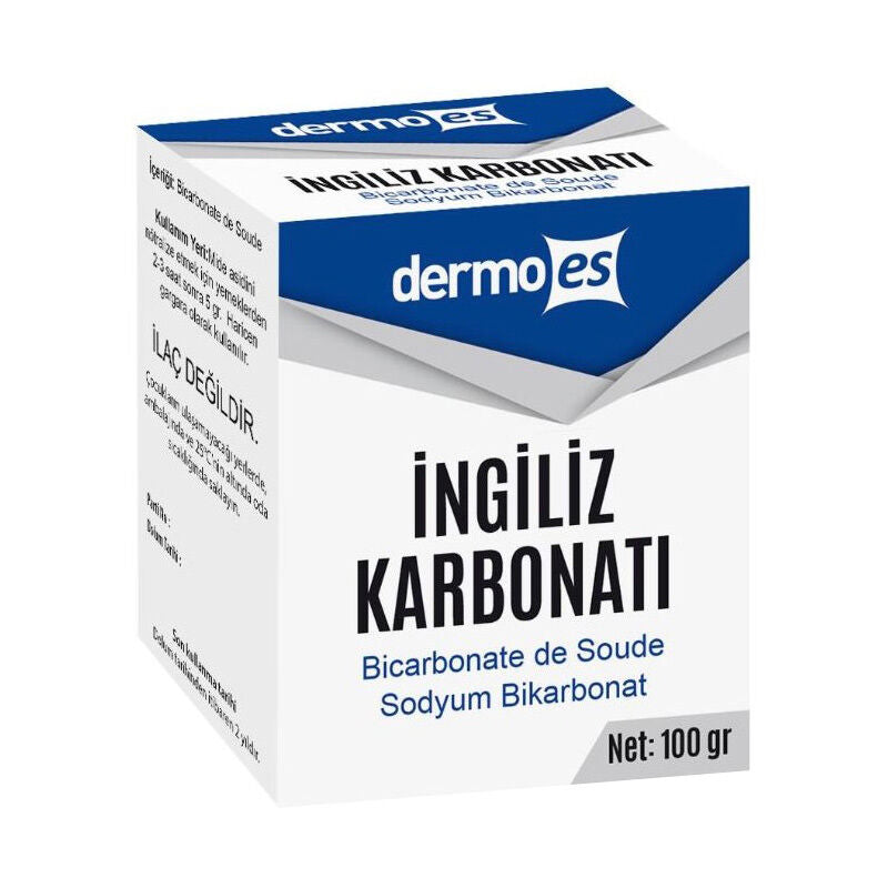 Dermoes British Carbonate Sodium Bicarbonate Powder 100g