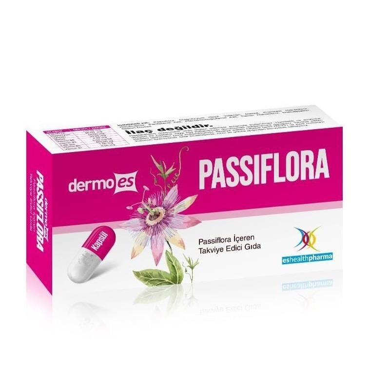 Eshealth Pharma Dermoes Passiflora Herbal Extract 10 Capsules
