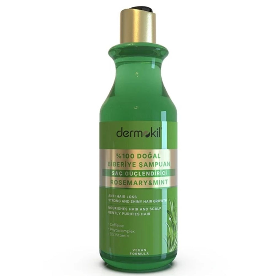 Dermokil 100% Natural Rosemary Hair Strengthening Shampoo 400ml