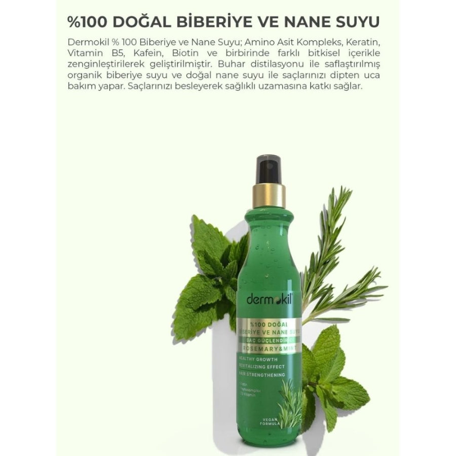 Dermokil Rosemary Water Hair Strengthening Spray 250ml
