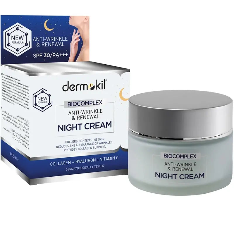 Dermokil Biocomplex Night Cream with Collagen &amp; Vitamin C 50ml