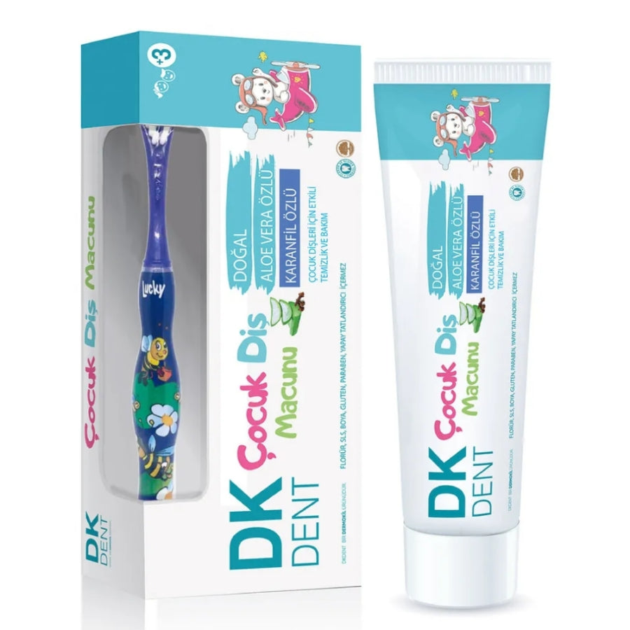 Dermokil DK Dent Clove Extract Kids Toothpaste with Brush 50ml