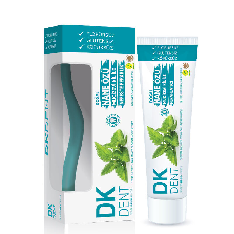 Dermokil DK Dent Mint Toothpaste &amp; Toothbrush Set 75ml