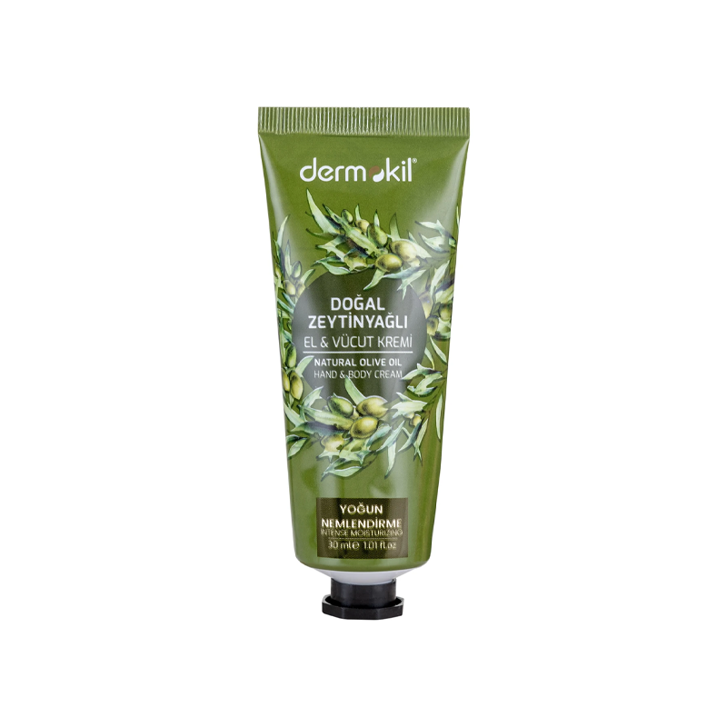 Dermokil Natural Olive Oil Hand and Body Cream 30 ml