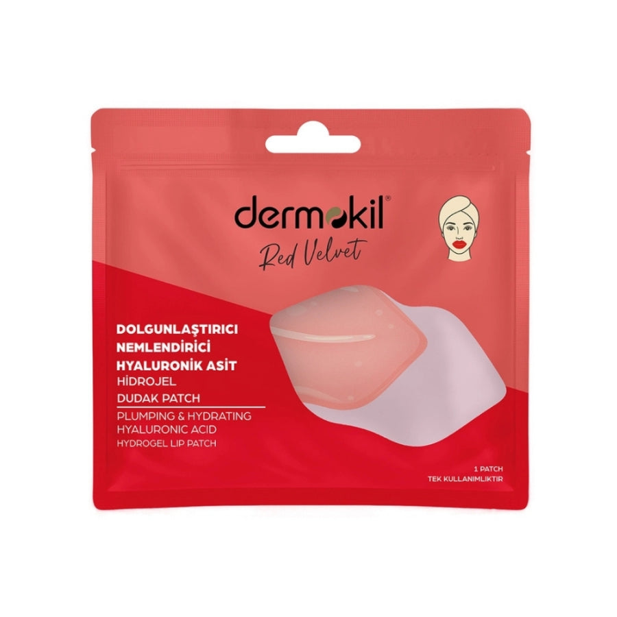 Dermokil Hyaluronic Acid Plumping Hydrogel Lip Mask 1 Count