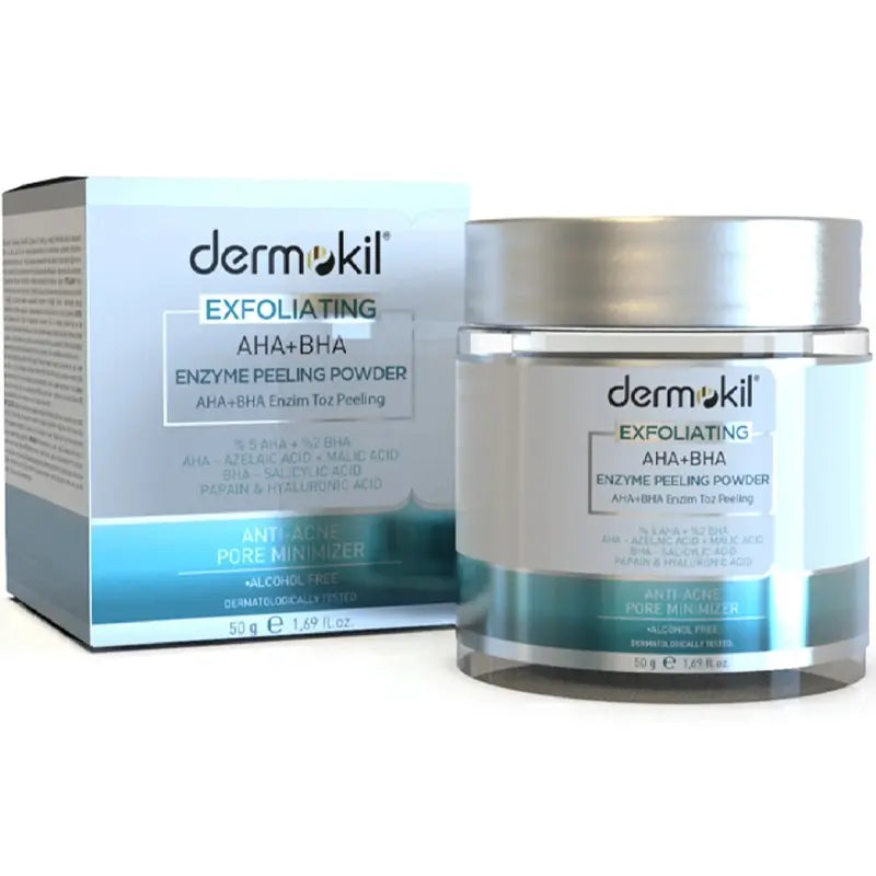 Dermokil Exfoliating AHA BHA Enzyme Peeling Powder 50g