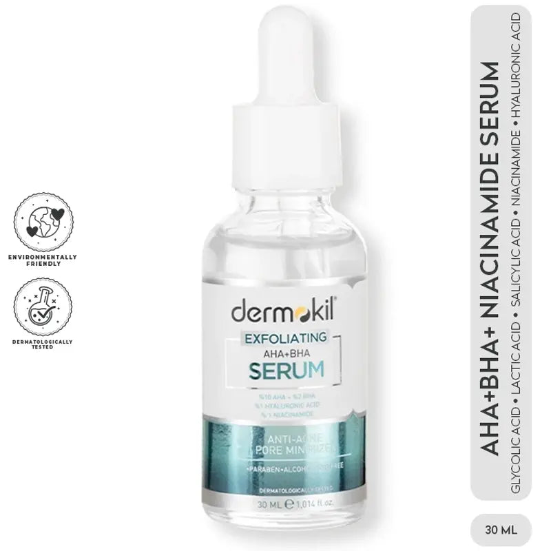 Dermokil Exfoliating AHA BHA Niacinamide Pore Serum 200ml