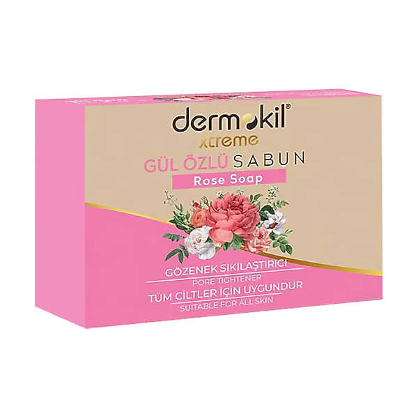 Dermokil Rose Extract Bar Soap Refreshing Cleanser 100g