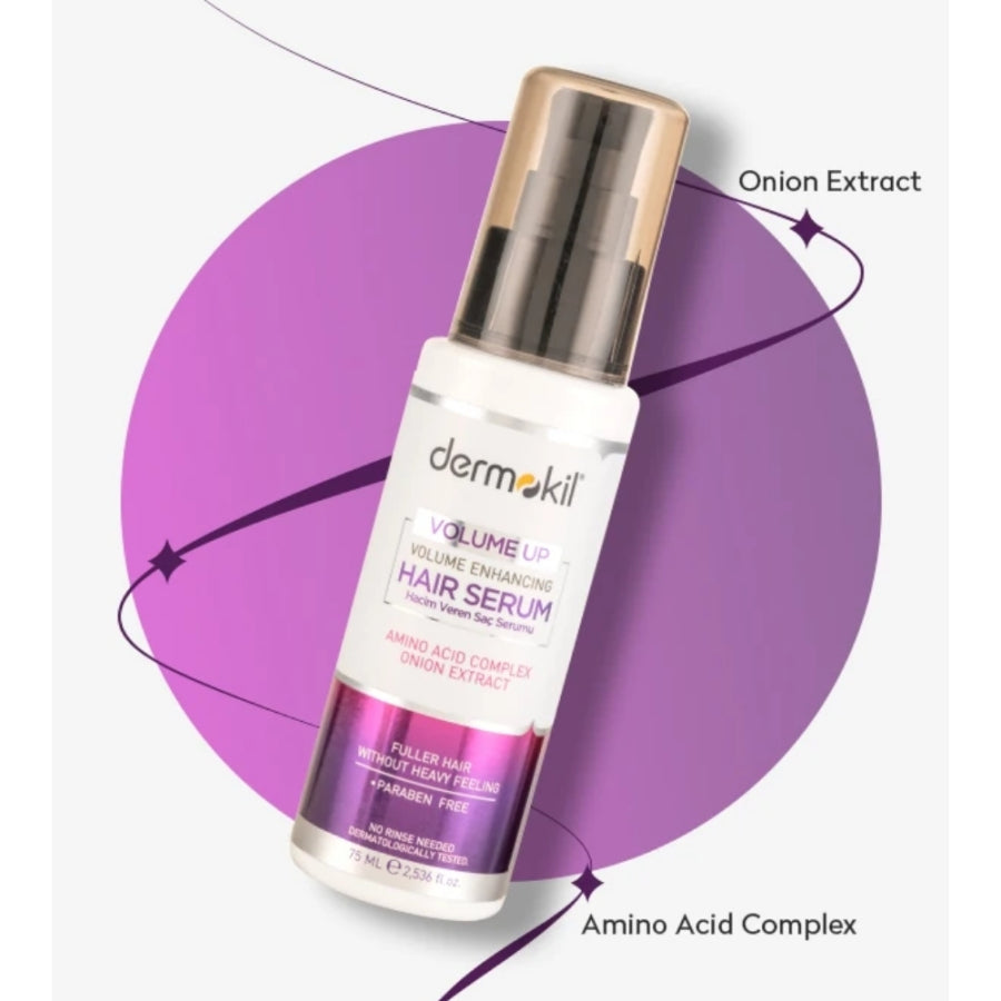 Dermokil Volumizing Hair Serum for Fuller Appearance 75ml