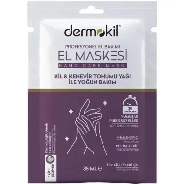 Dermokil Hand Care Mask with Peeling Effect 35ml