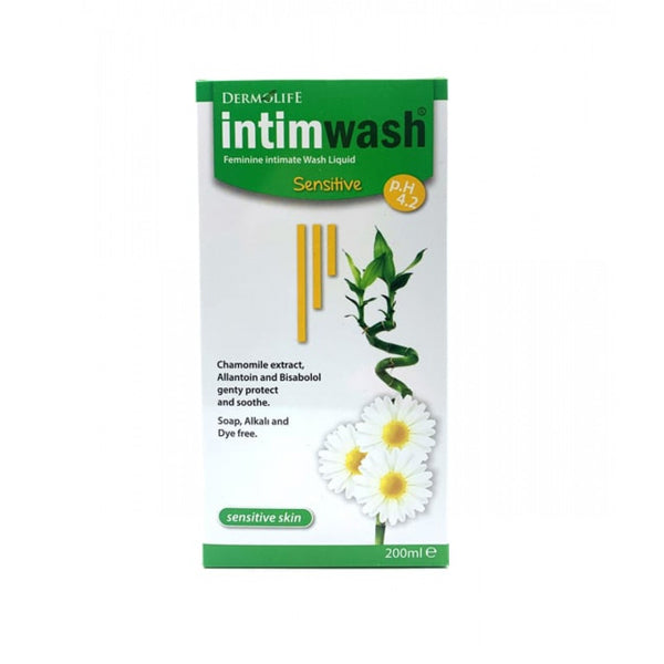 Dermolife Intim Wash Liquid Gentle Cleansing Gel 200 ml