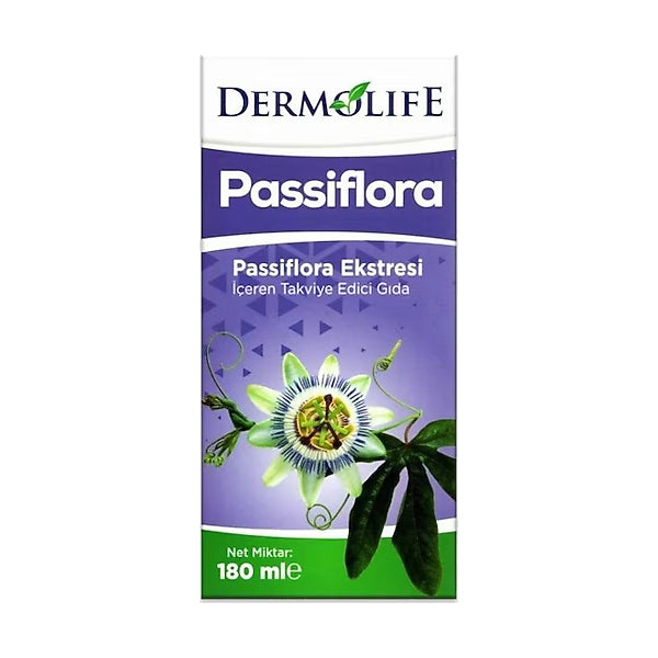 Dermolife Passiflora Liquid Supplement with Passionflower 180 ml