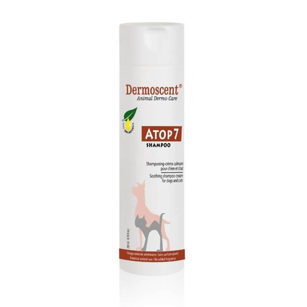 Dermoscent Atop 7 Soothing Skin Shampoo for Dogs & Cats, 200 ml