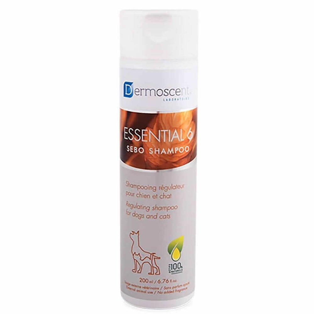 Dermoscent Essential 6 Sebo Shampoo for Cats & Dogs with 11 Essential Oils 200ml