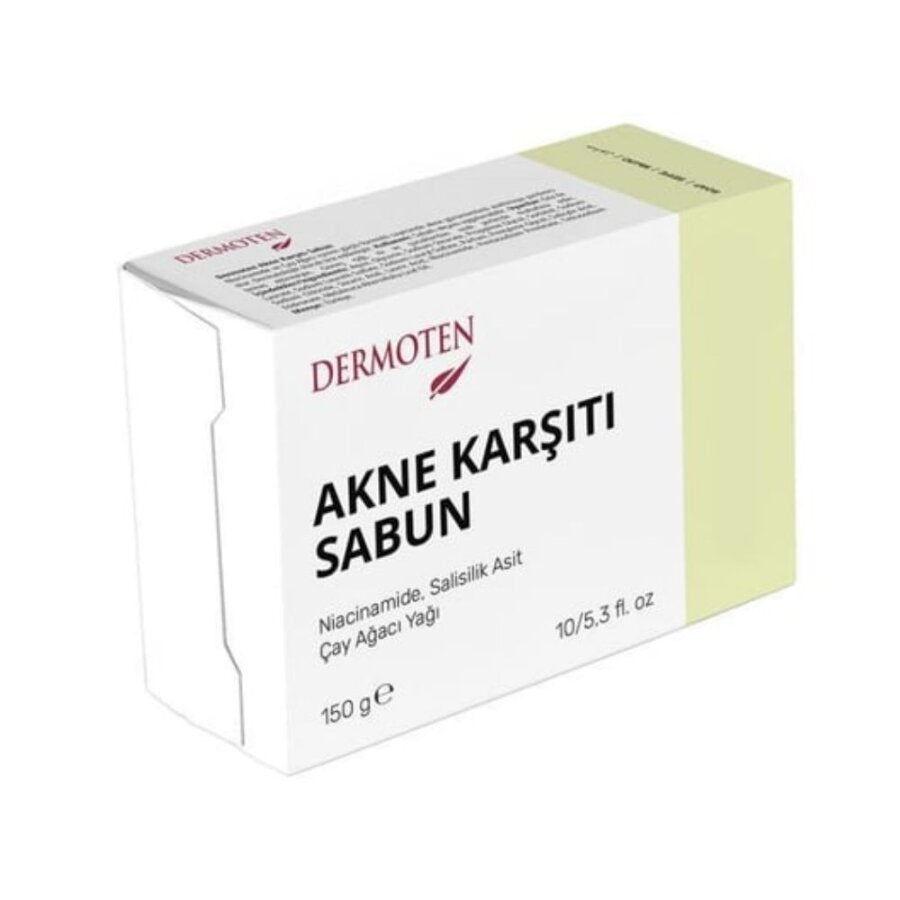 Dermoten Acne-Prone Skin Cleansing Bar for Blemishes 150g
